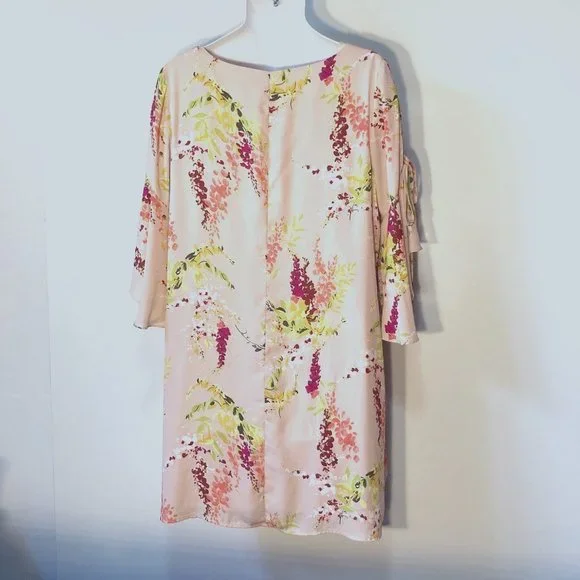 Worthington Floral Scoop Neck Sheath Dress - Picture 4 of 8